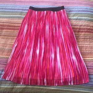 Kim Rogers 1x pleated pink/white maxi cottage core